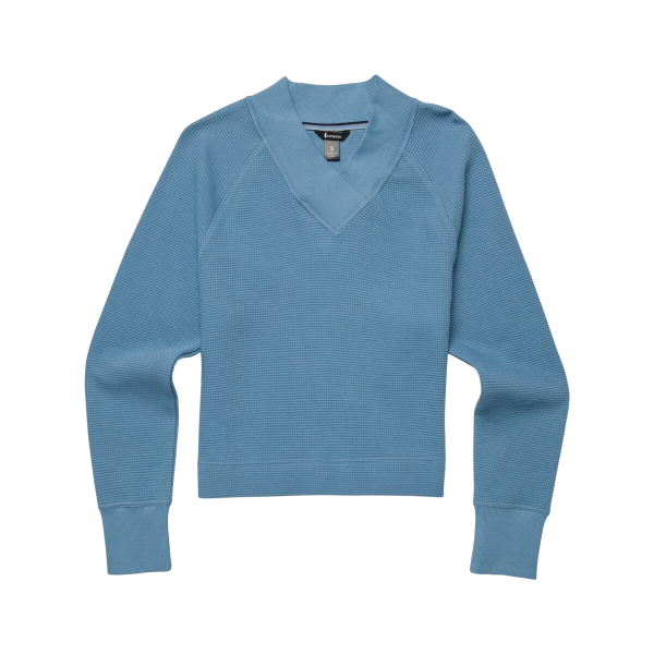 Atajo Long-Sleeve Waffle V-Neck - Women's